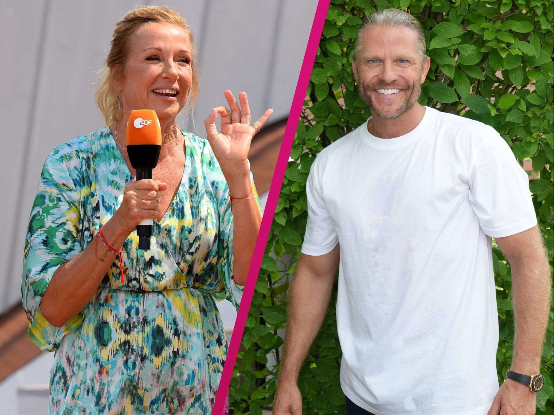 Andrea Kiewel und Paul Janke