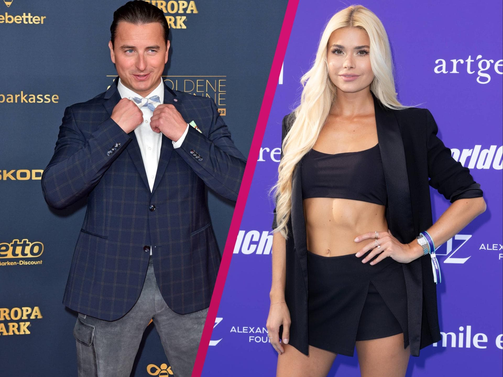 Andreas Gabalier mit Pamela Reif