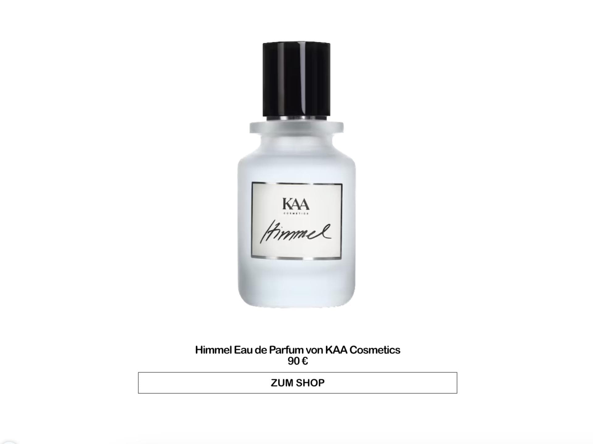 Himmel Eau de Parfum von KAA Cosmetics