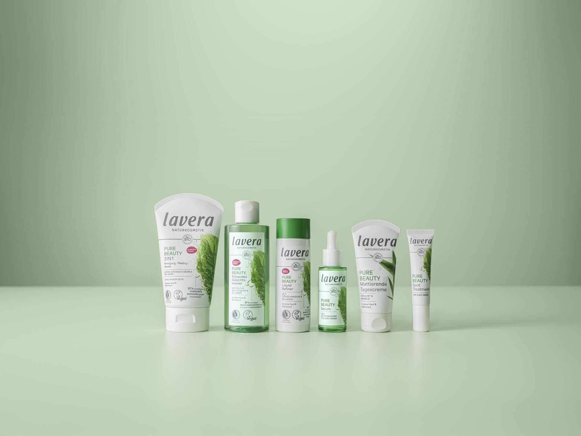 Die PURE BEAUTY Pflegelinie von lavera Naturkosmetik