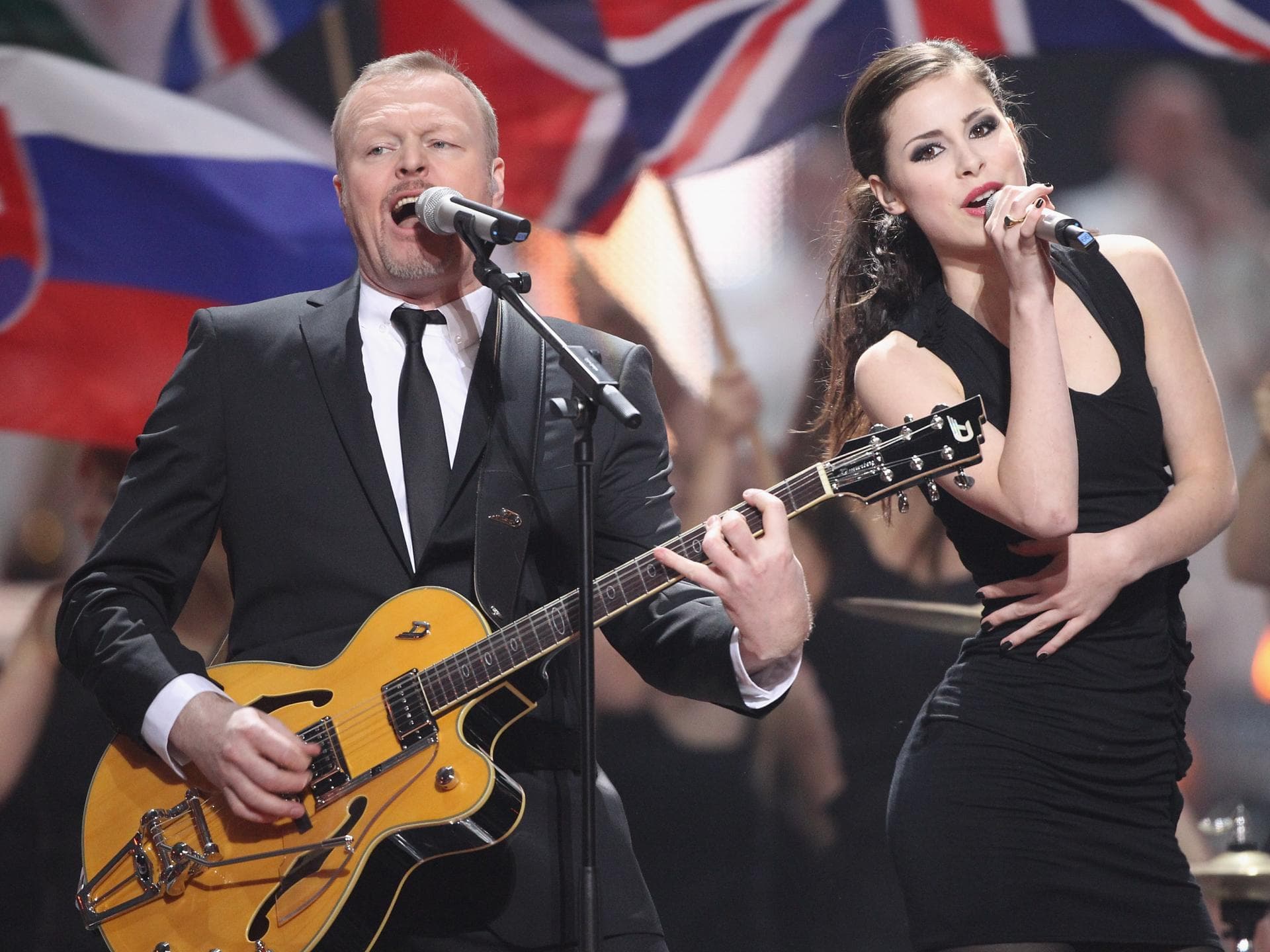 Stefan Raab und Lena Meyer-Landrut beim ESC