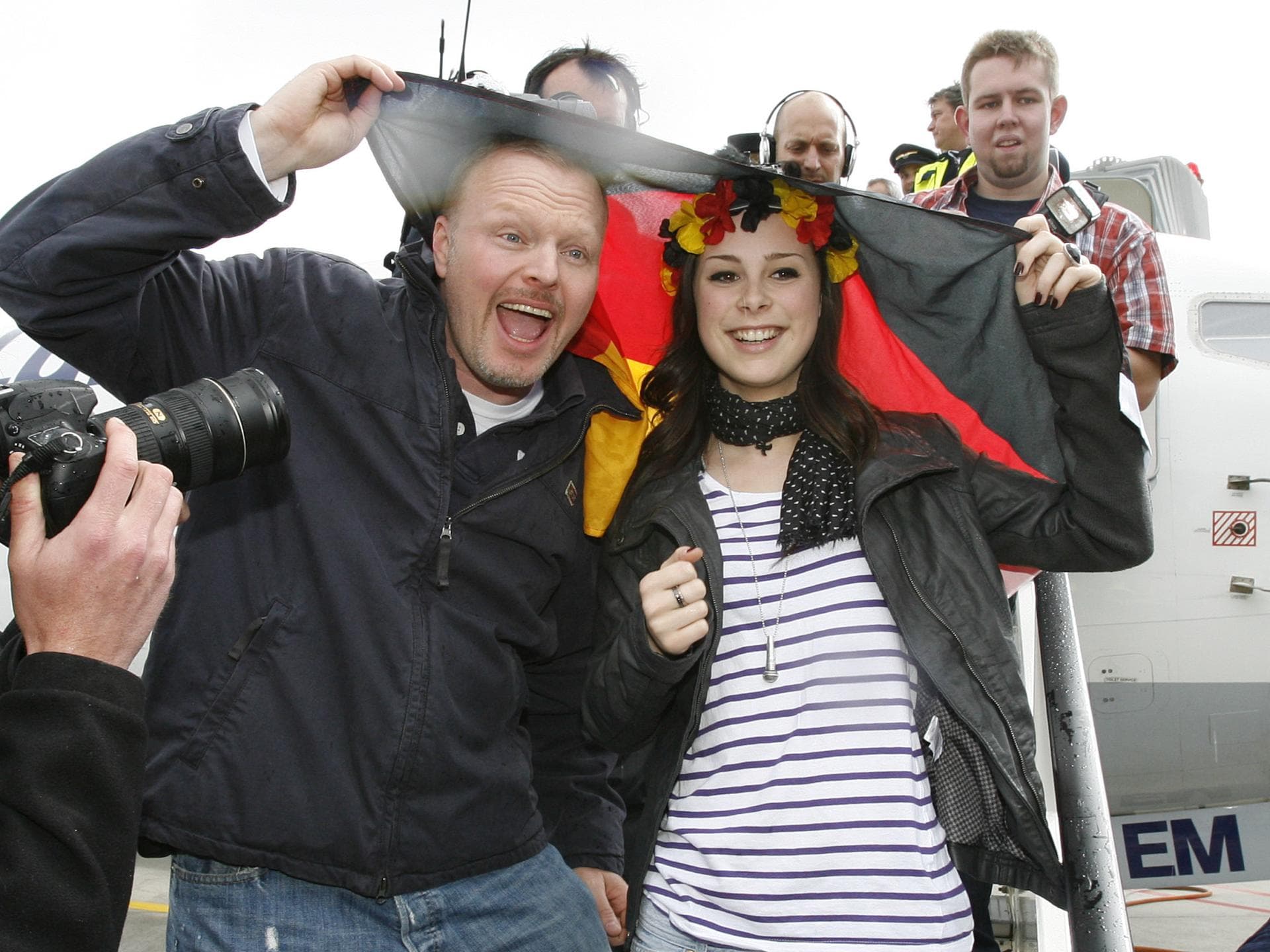 Stefan Raab und Lena Meyer-Landrut beim ESC
