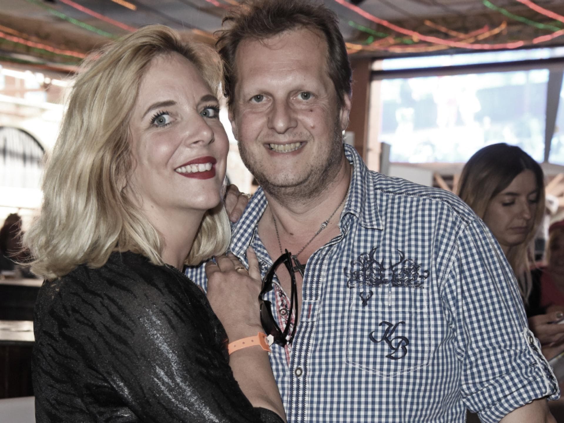 Danni und Jens Büchner posieren zusammen