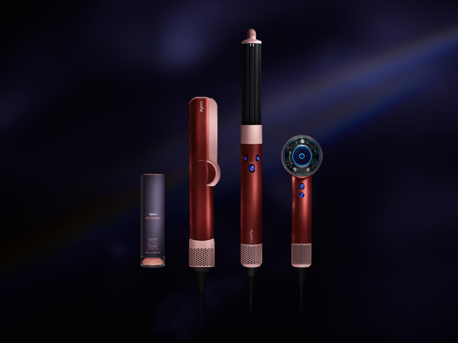 Die Dyson Stylinggeräte gibt es jetzt in einer neuen Farbe. Dyson Airwrap, Airstrait und Supersonic Nural