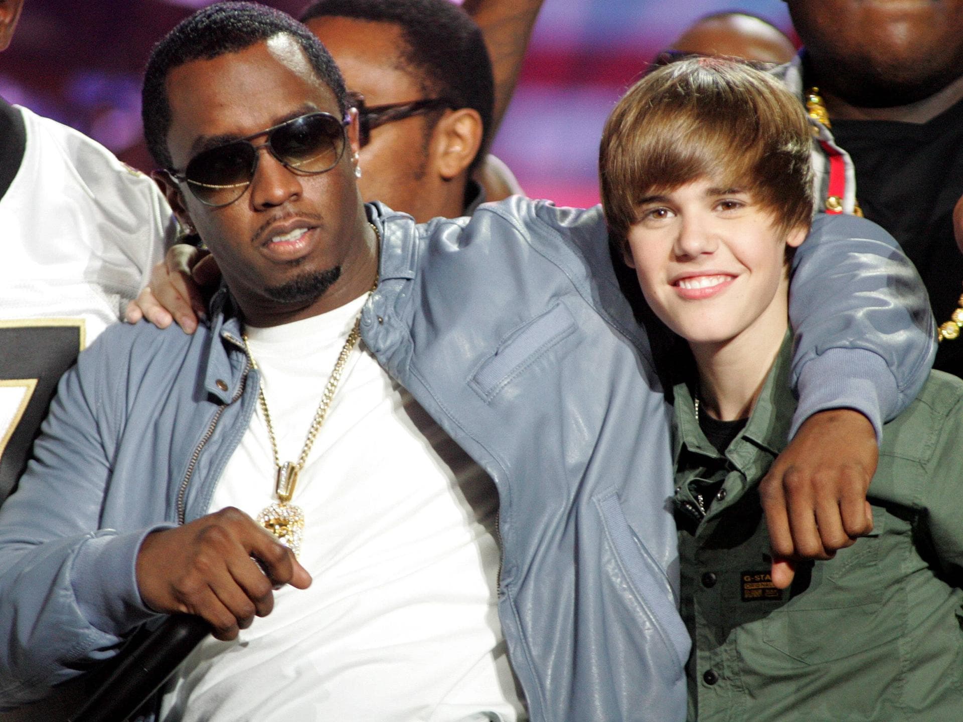P. Diddy Arm in Arm mit Justin Bieber