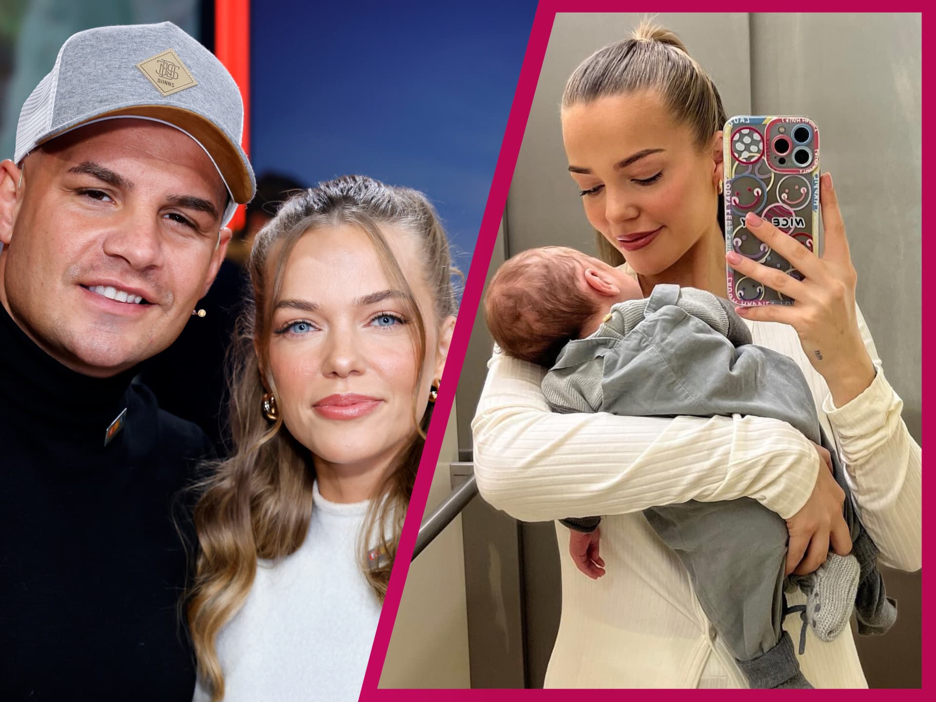 Laura Maria Rypa & Pietro Lombardi; Laura macht ein Selfie mit Sohn Leano