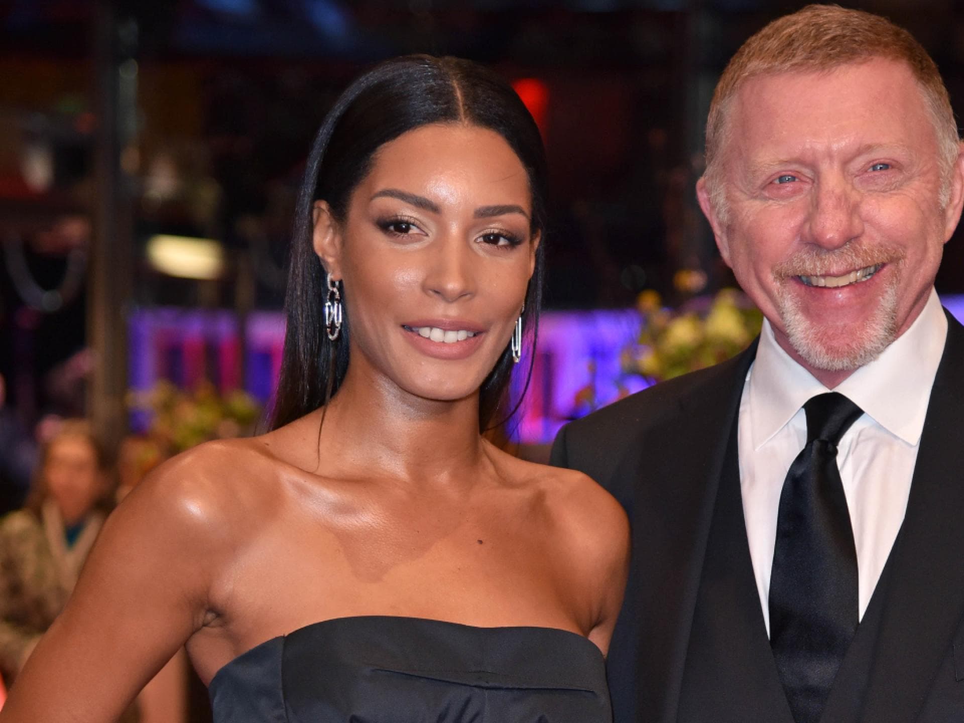 Lilian de Carvalho Monteiro und Boris Becker posieren zusammen