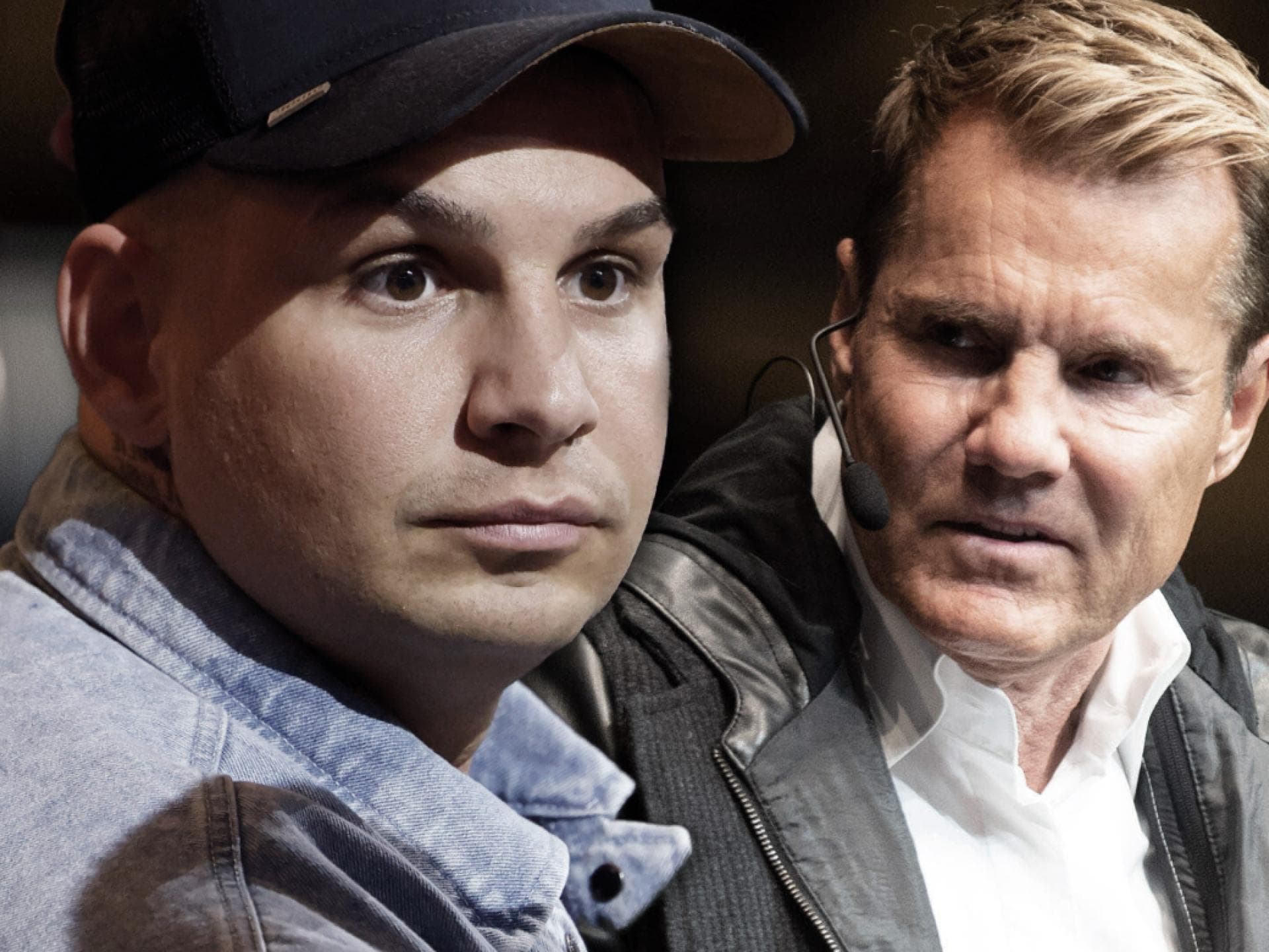 Pietro Lombardi und Dieter Bohlen gucken beide ernst