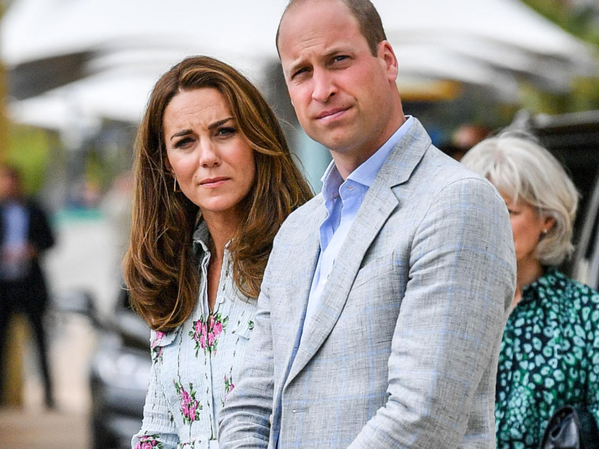 Prinzessin Kate und Prinz William sehen zornig aus