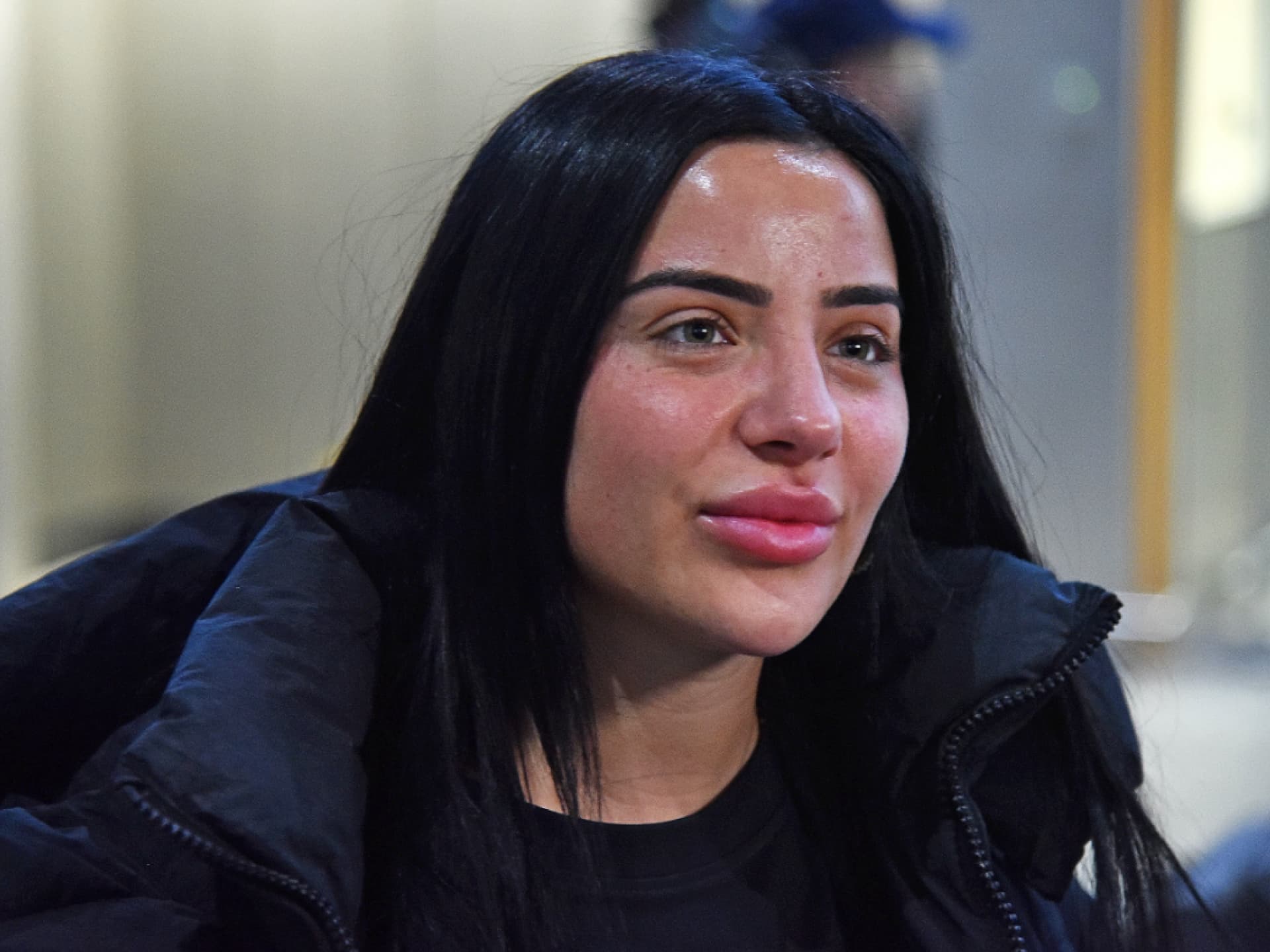 Leyla Lahouar guckt ernst