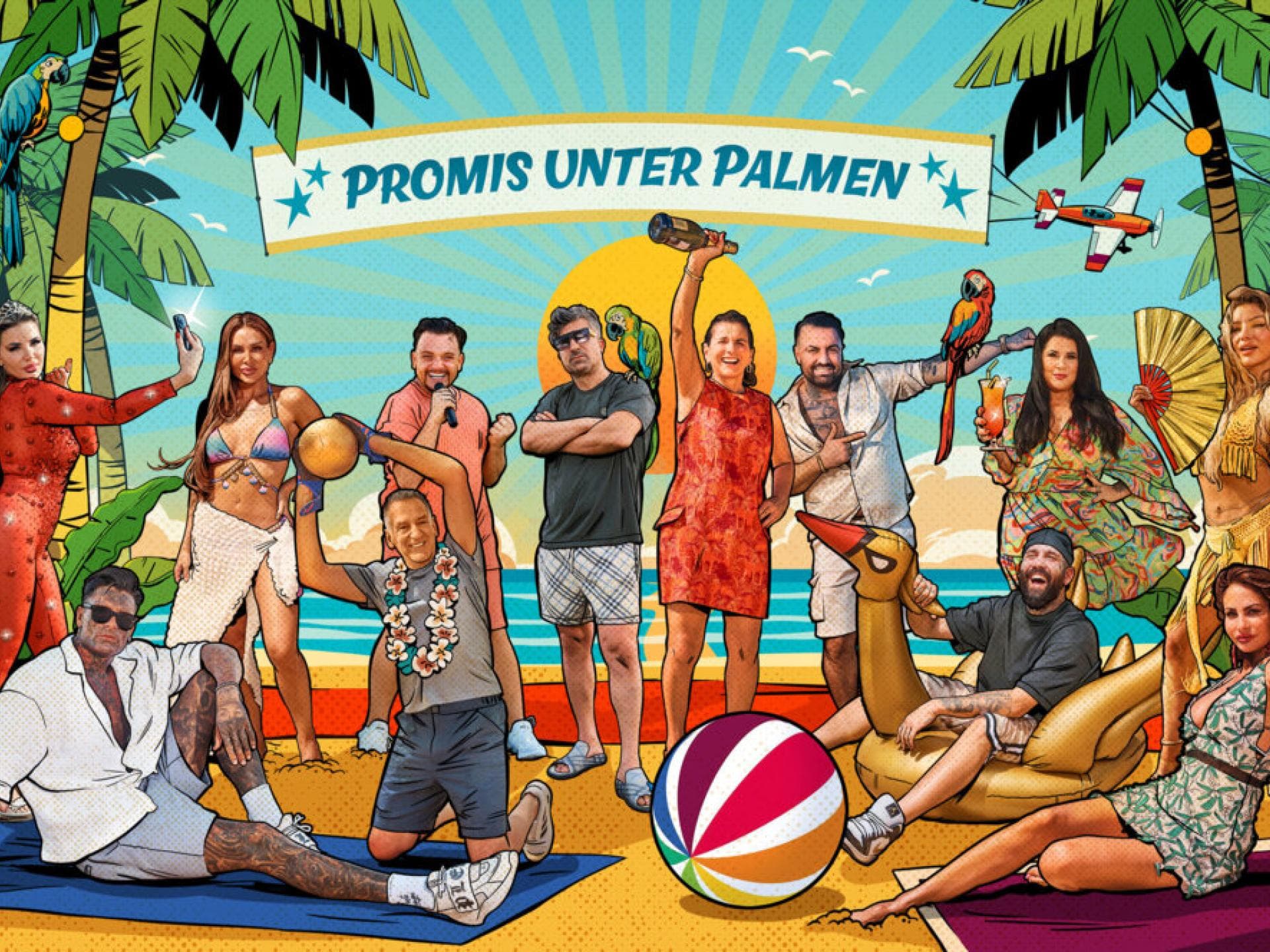 Alle Kandidaten von "Promis unter Palmen" 2025