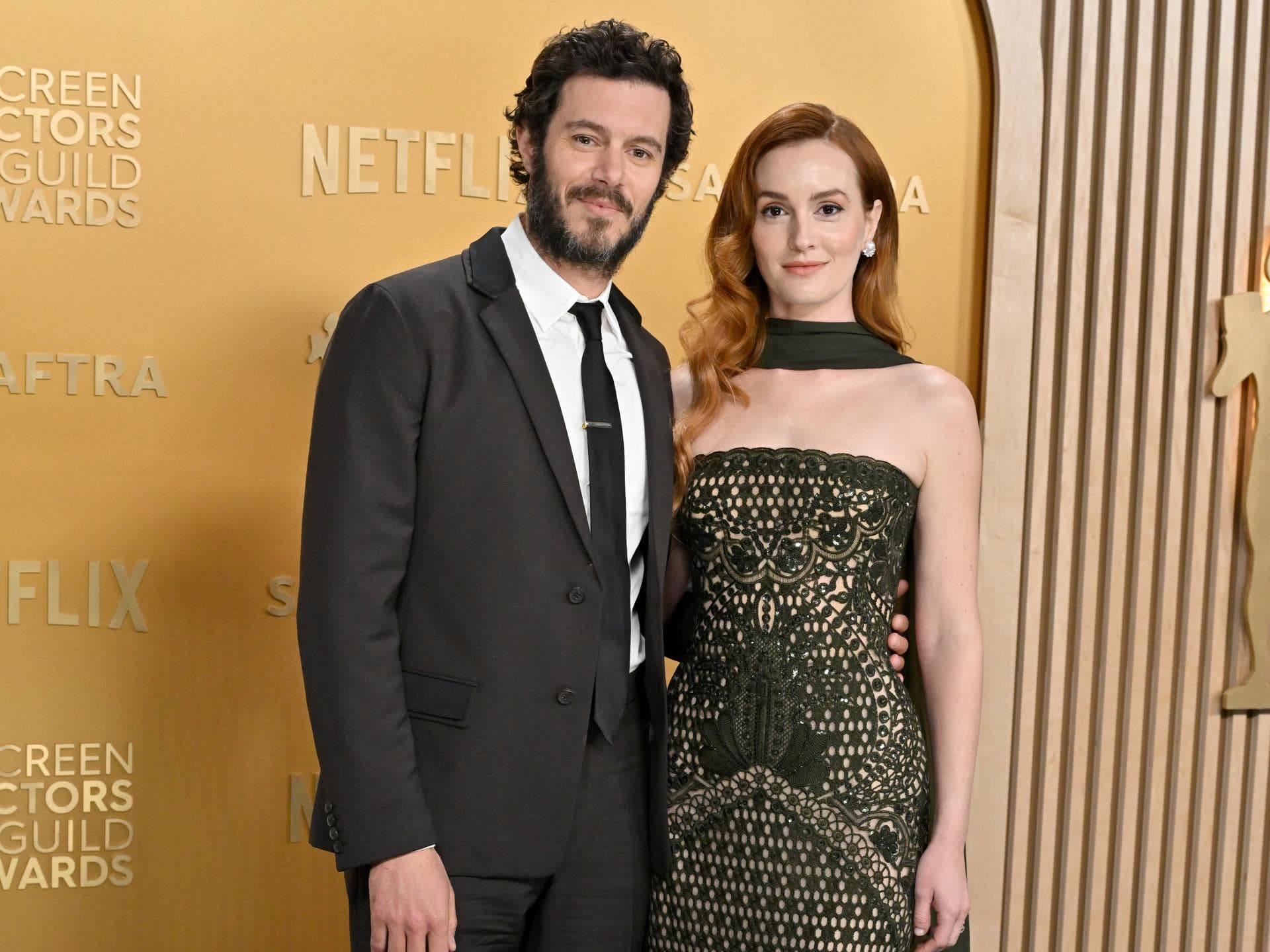 Adam Brody und Leighton Meester bei den SAG Awards 2025