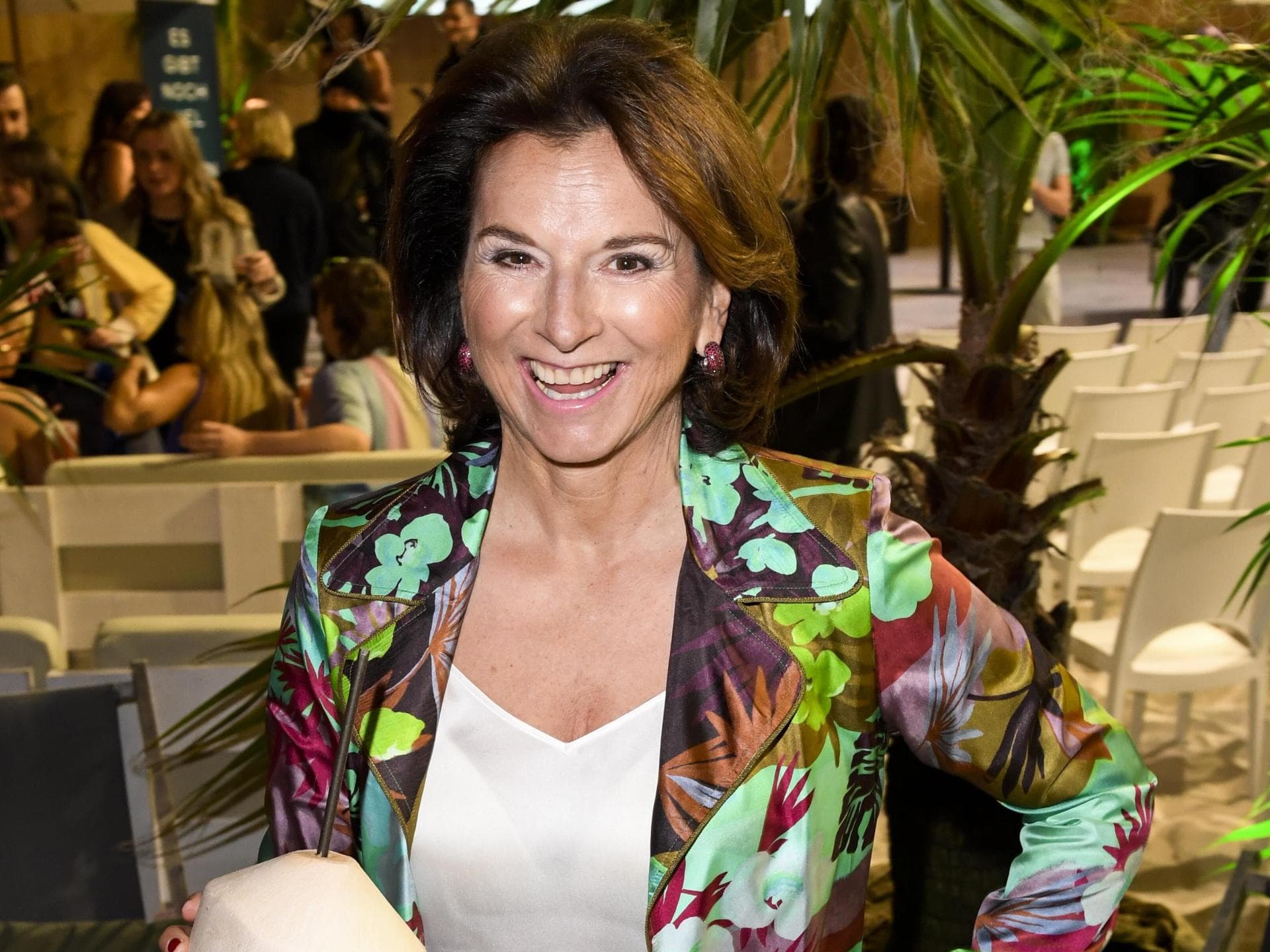 Claudia Obert Anfang 2025 bei der Premiere von "Promis unter Palmen"