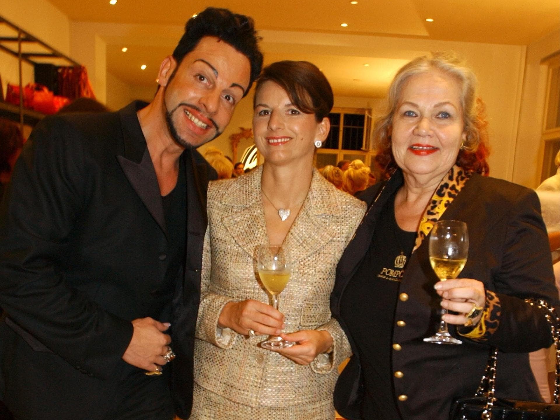 Harald Glööckler und Claudia Obert im Jahr 2004