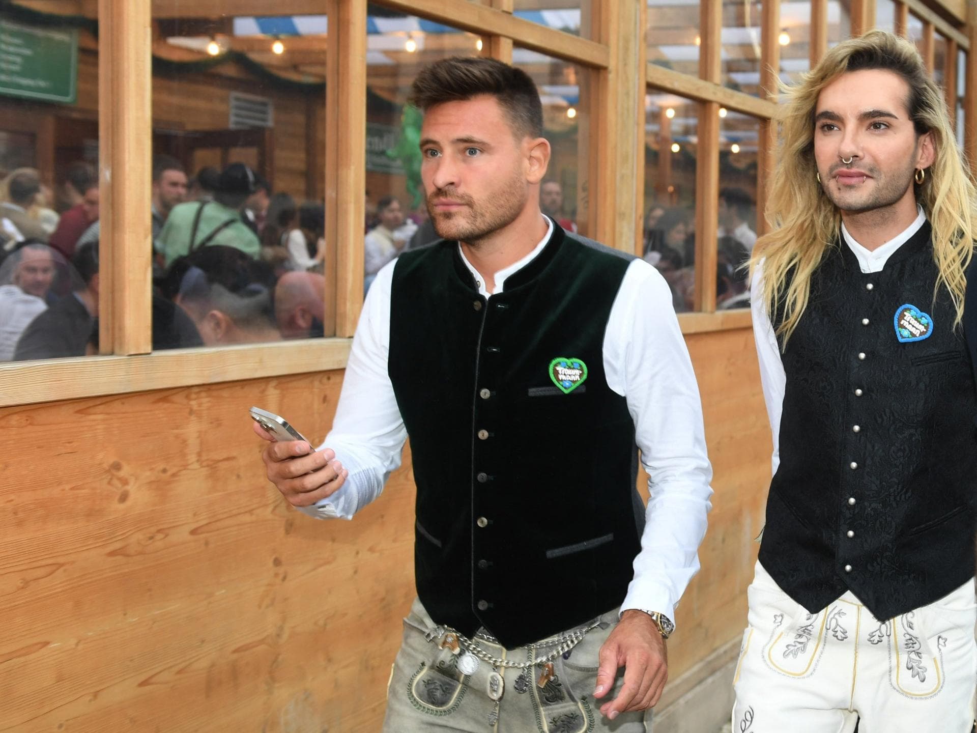 Marc Eggers und Bill Kaulitz auf dem Oktoberfest 2024