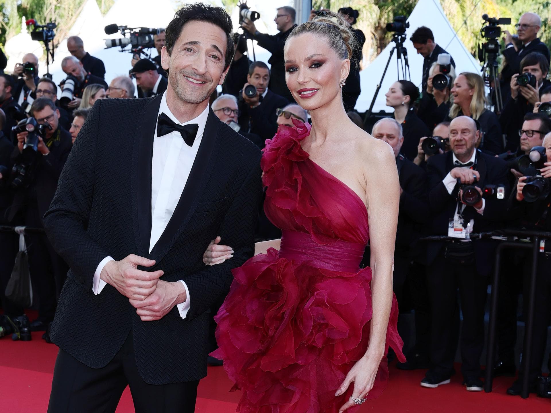 Adrien Brody und Freundin Georgina Chapman in Cannes 2025