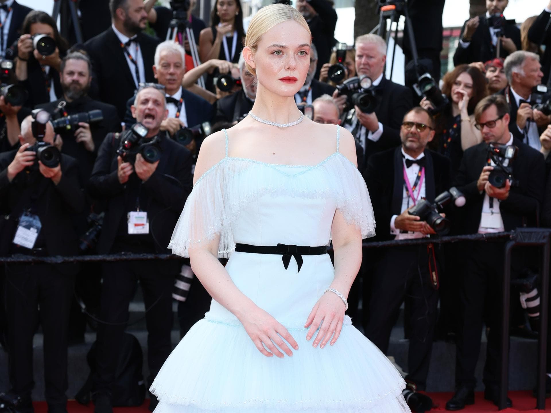 Elle Fanning in Cannes 2025