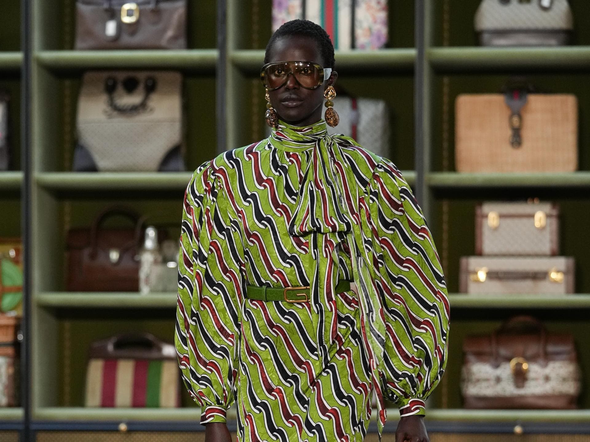 Gucci Cruise Show Satin