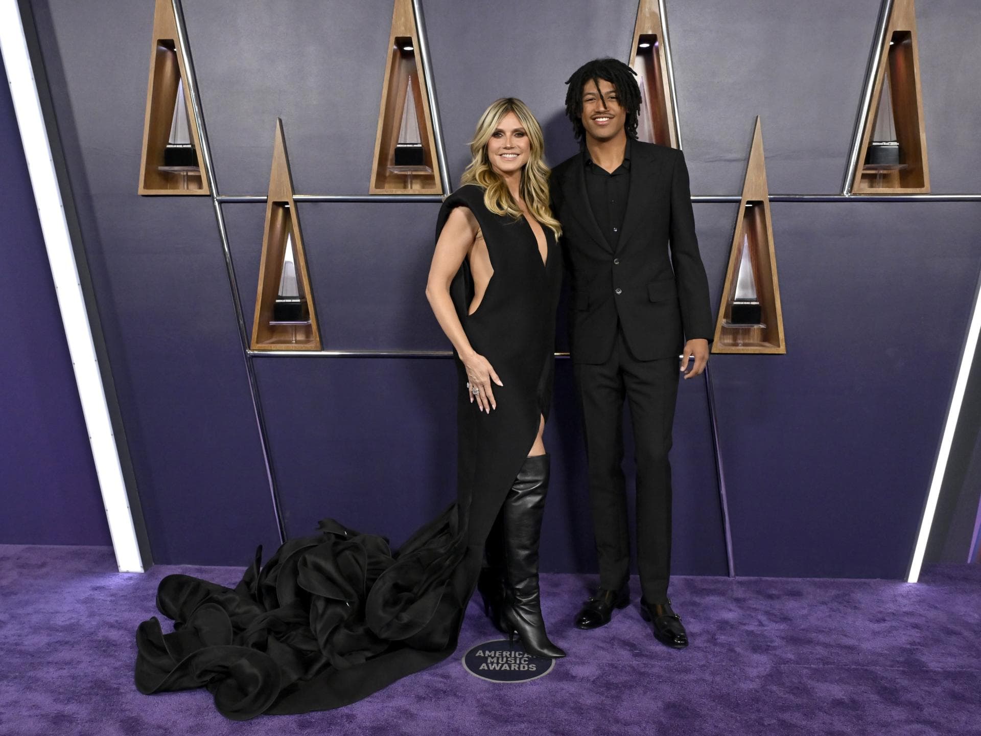 Heidi Klum und Sohn Henry Samuel bei den American Music Awards in Las Vegas