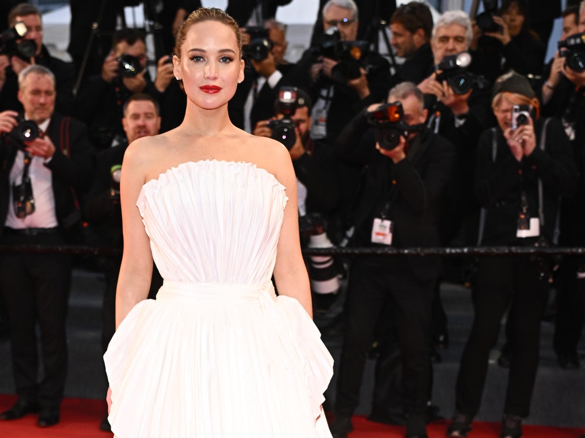 Jennifer Lawrence zur Premiere von "Die, My Love" in Cannes 2025
