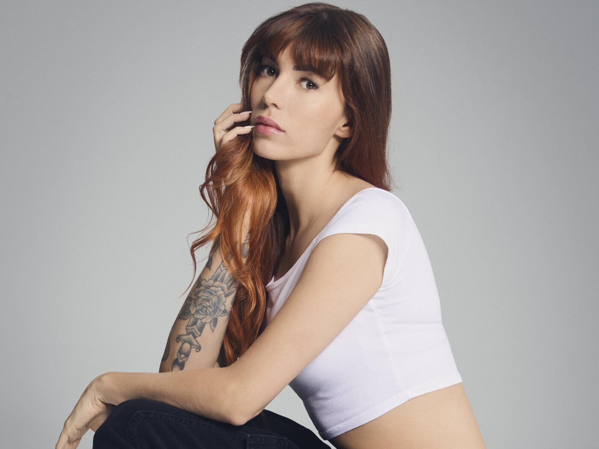 GNTM Umstyling 2025: Kandidatin Lulu vorher