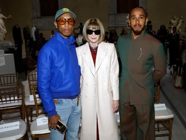 Pharrell Williams, Anna Wintour und Lewis Hamilton