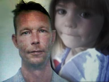 Christian B. und Maddie McCann verschwommen
